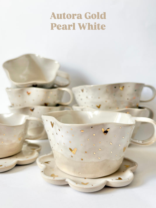 AURORA GOLD Pearl White - kolekcja luksusowa