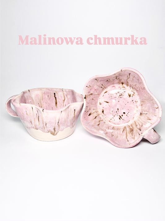 Malinowa Chmurka- kubek kwiat