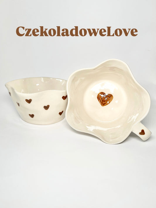 CzekoladoweLove- kubek kwiat