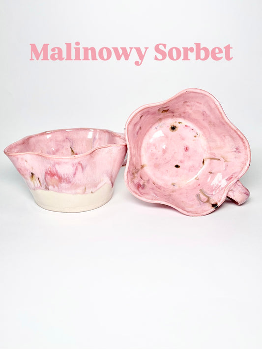 Malinowy Sorbet- kubek kwiat