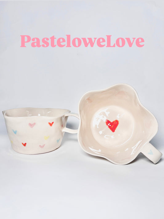 PasteloweLove-kubek kwiat