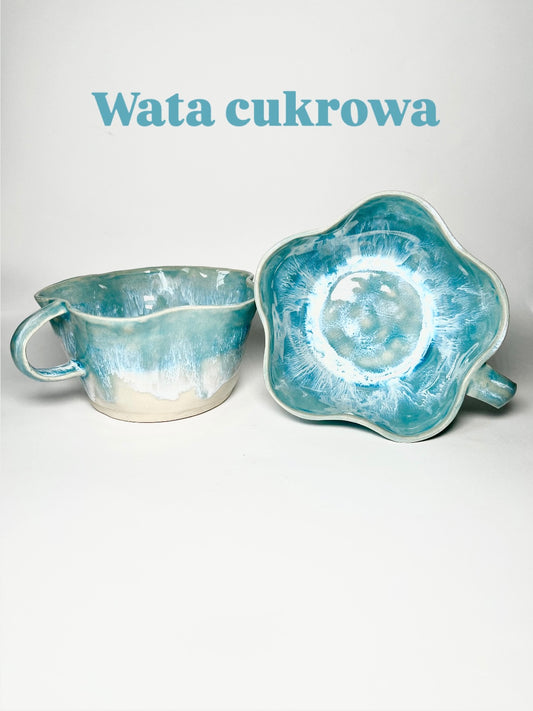 Cukrowa Wata- kubek kwiat