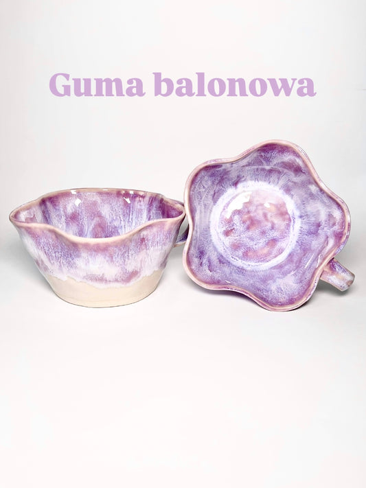 Guma Balonowa- kubek kwiat